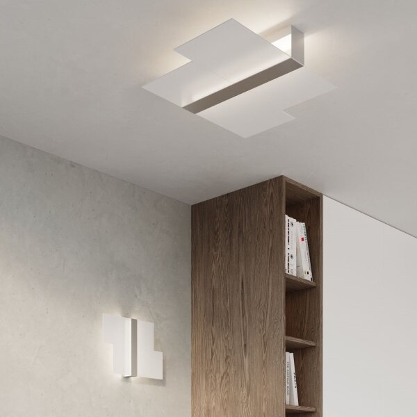 Aplică perete MASSIMO 2xG9/40W/230V alb/crom
