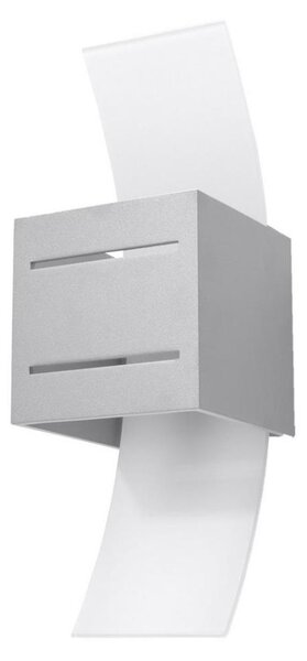 Aplică perete LORETO 1xG9/40W/230V gri