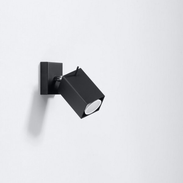 Aplică perete spot MERIDA 1xGU10/40W/230V negru