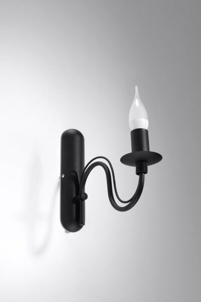 Aplică perete MINERWA 1xE14/40W/230V negru