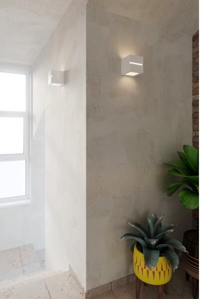 Aplică perete LEO LINE 1xE27/60W/230V alb