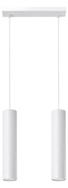 Lustră pe cablu LAGOS 2 2xGU10/40W/230V alb