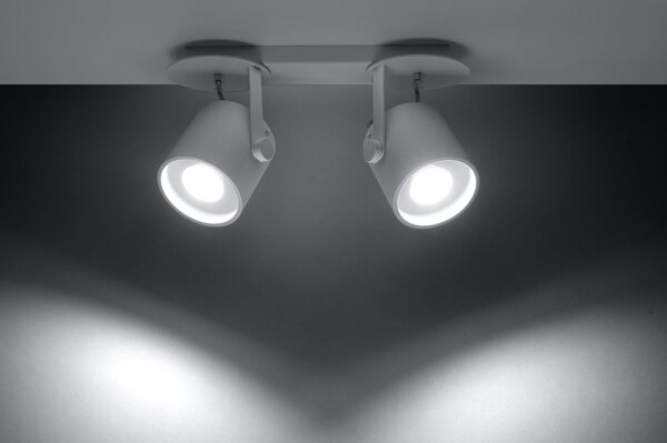 Lampă spot LAROSA 2 2xGU10/40W/230V alb