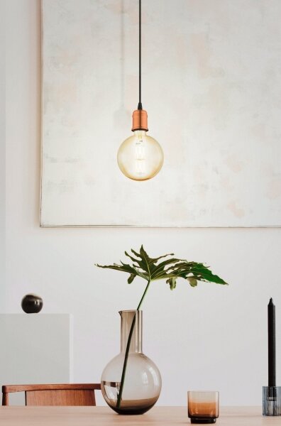 Eglo 32539 - Lustră pe cablu YORTH 1xE27/60W/230V