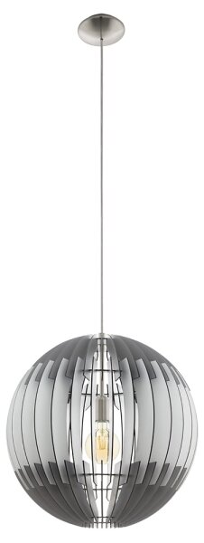 Eglo 96973 - Lustră pe cablu OLMERO 1xE27/60W/230V