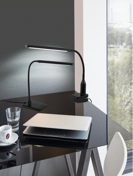 Eglo 96437 - LED Lampă cu clips LAROA LED/4,5W/230V negru