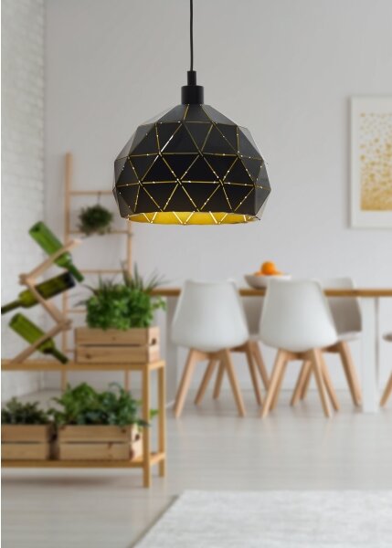 Eglo 97841 - Lustră pe cablu ROCCAFORTE 1xE27/60W/230V