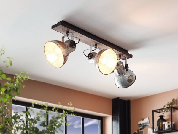 Eglo 49652 - Lampă spot BARNSTAPLE 3xE27/40W/230V