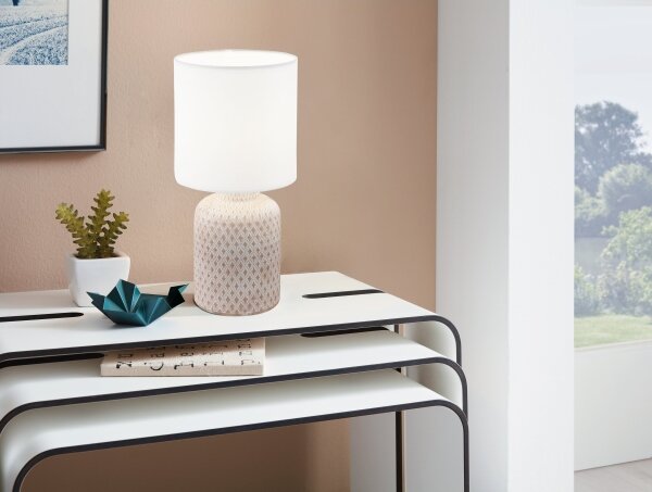 Eglo 97773 - Lampă de masă BELLARIVA 1xE14/40W/230V