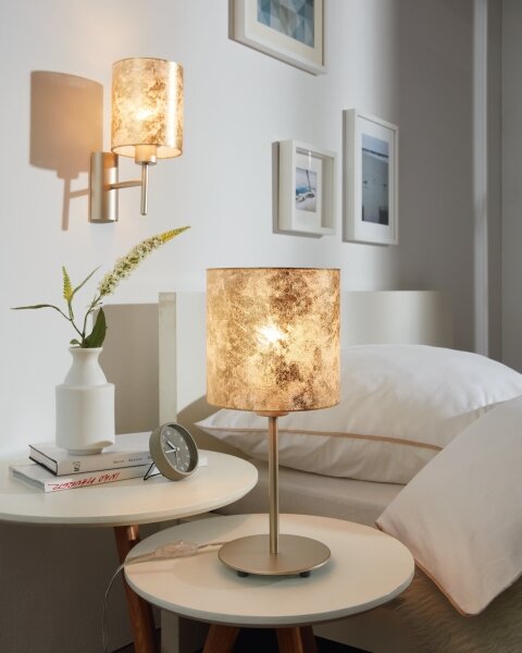 Eglo 97646 - Lampă de masă VISERBELLA 1xE27/60W/230V