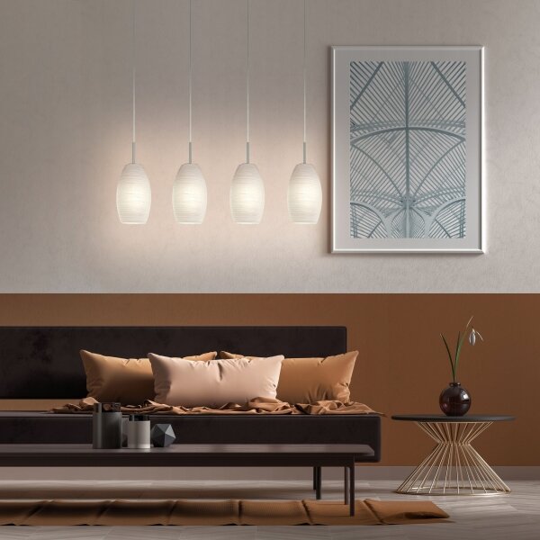 Eglo 97587 - Lustră pe cablu BATISTA 3 4xE27/40W/230V