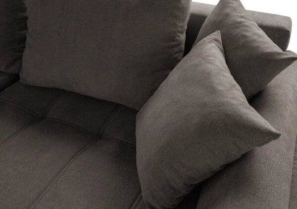 Colțar extensibil dumonde cu ladă de depozitare Loana Enjoy Kaki 270x185 cm