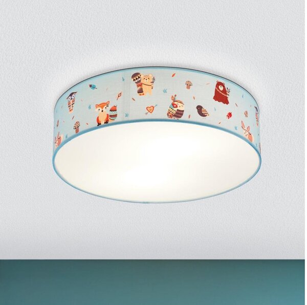Eglo 97575 - Plafonieră copii RUFFO 2xE27/40W/230V