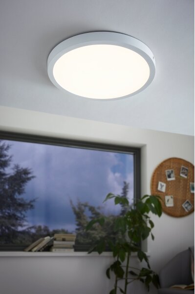 Eglo 97262 - Plafonieră LED FUEVA 1 LED/25W/230V albă rotundă 2500 lm