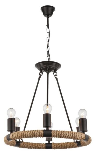 Globo 69029-6 - Lustră pe lanț ULLEU 6xE27/40W/230V