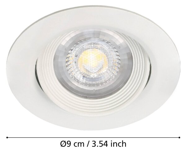Eglo 32896 - Set 3x corp de iluminat încastrat SARTIANO LED/5W/230V