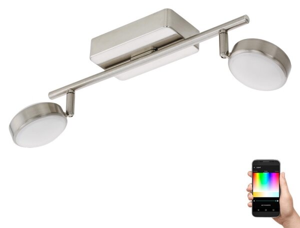 Eglo 97715 - Spot LED RGB dimabil CORROPOLI-C 2xLED/5W/230V