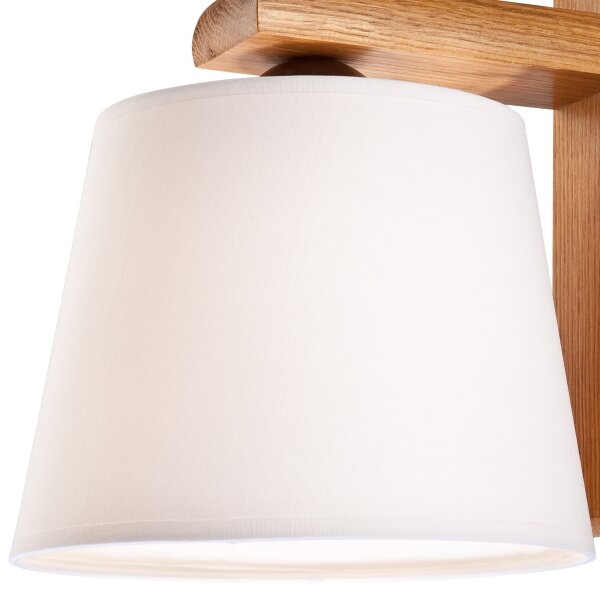 Aplica de perete AIDA 1xE27/60W/230V, stejar