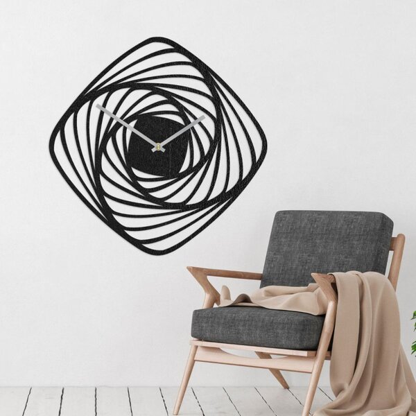 Ceas de perete modern din lemn | SPIRAL