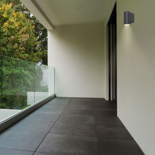Rabalux 8118 - Aplică perete exterior PHOENIX 1xGU10/10W/230V IP54 gri