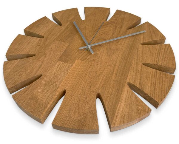 Ceas de perete din lemn - design elegant pentru sufragerie - KUGUMA