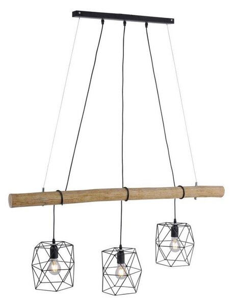 Leuchten Direkt 15503-18 - Lustră pe cablu EDGAR 3xE27/60W/230V