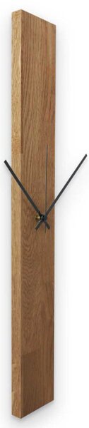 Ceas de perete din lemn de stejar, design modern - TKOI