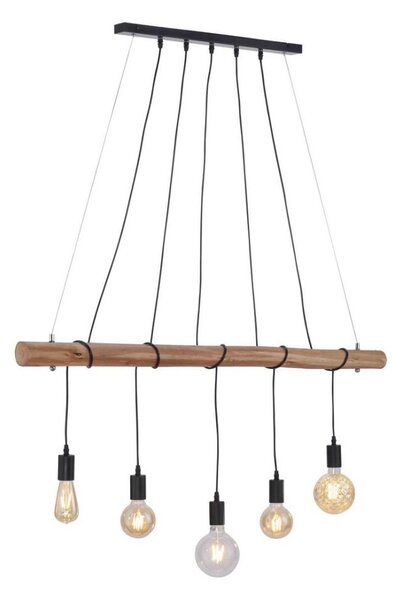 Leuchten Direkt 15515-18 - Lustră pe cablu DAMIAN 5xE27/60W/230V