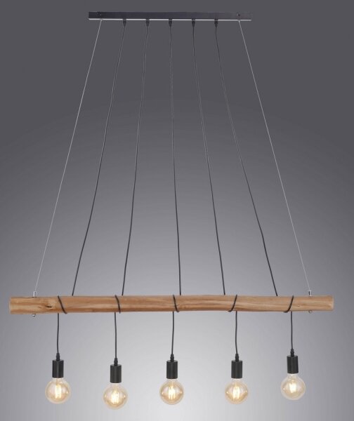 Leuchten Direkt 15515-18 - Lustră pe cablu DAMIAN 5xE27/60W/230V