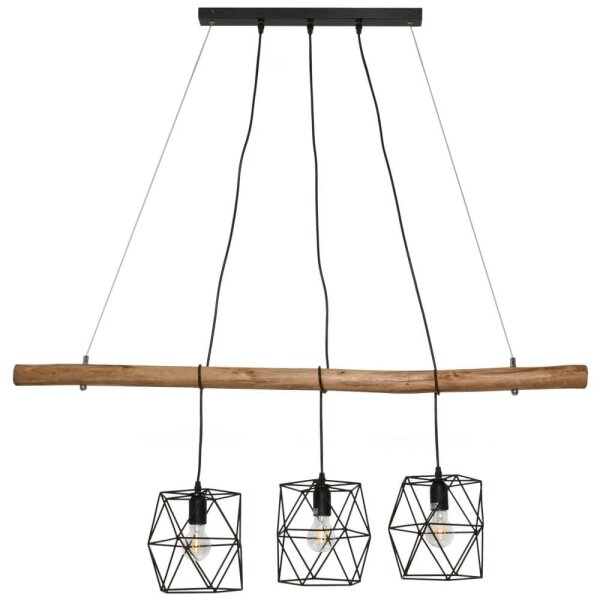 Leuchten Direkt 15503-18 - Lustră pe cablu EDGAR 3xE27/60W/230V