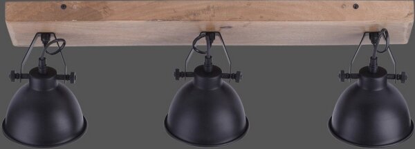 Leuchten Direkt 11983-18 - Lampă spot SAMIA 3xE14/40W/230V negru