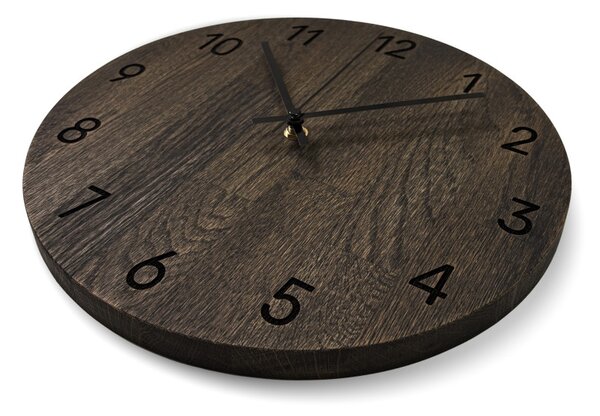 Ceas de perete din stejar cu design luxos - MATKON