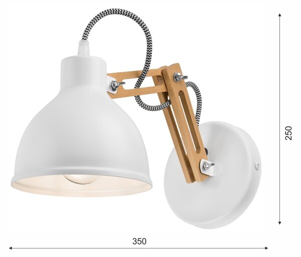 Lampă de perete MARCELLO 1xE27/60W/230V