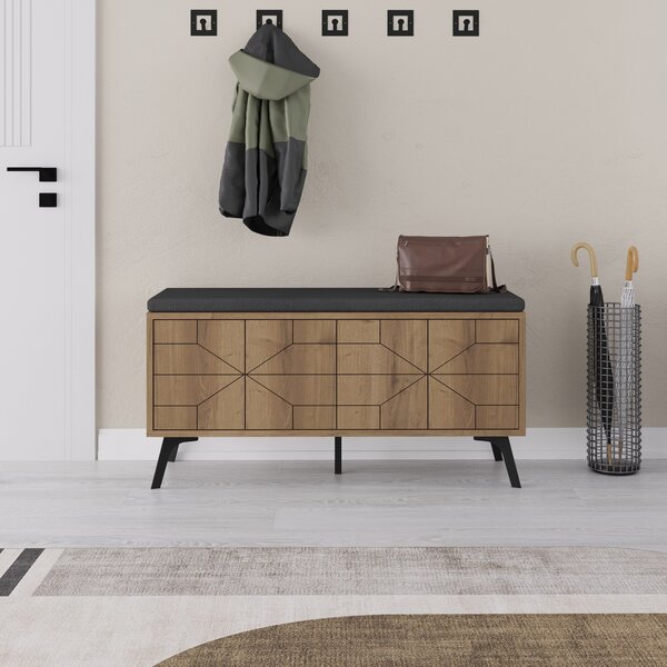 Dulap pentru pantofi Dunkir (hitit). Promo -22%. 1153347