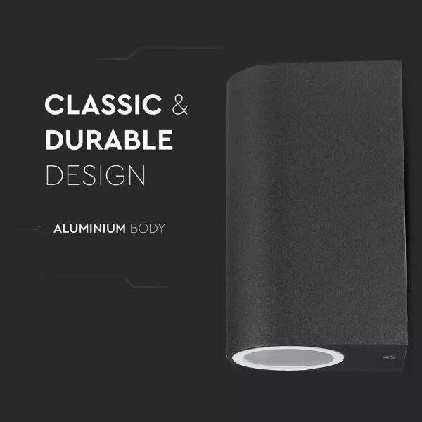 Aplică perete exterior 2xGU10/20W/230V IP44