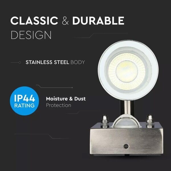 Aplica de perete exterior cu senzor 2xGU10/35W/230V IP44