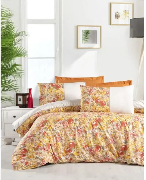 Lenjerie de pat bumbac satinat 1 persoane,homs,serie H280,00083