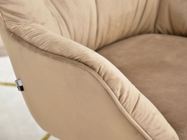 Fotoliu Meryl (bej + auriu). Promo -18%. 1110287