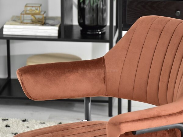 Scaun Merylyn (cupru + negru). Promo -14%. 1110299
