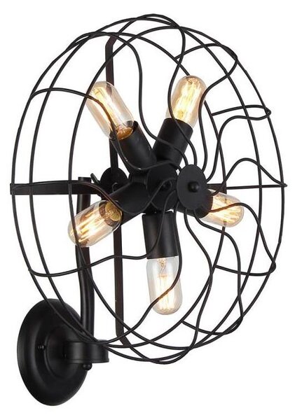 Azzardo AZ1349 - Aplică perete FAN 5xE27/60W/230V