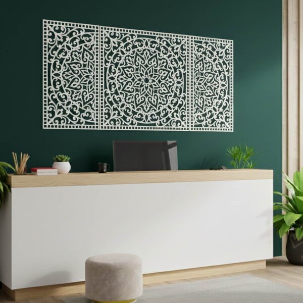 Decorațiune murală din lemn Mandala | FLORIA