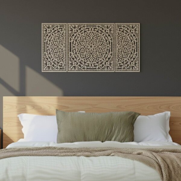 Decorațiune murală din lemn Mandala | FLORIA