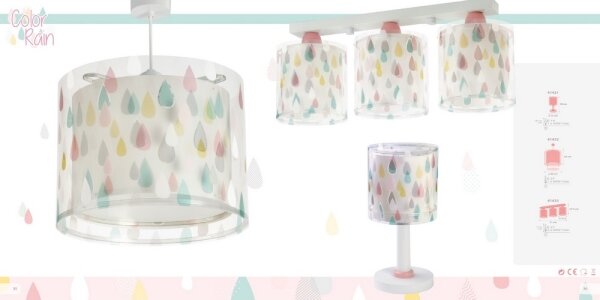 Dalber D-41431 - Veioză copii COLOR RAIN 1xE14/40W/230V