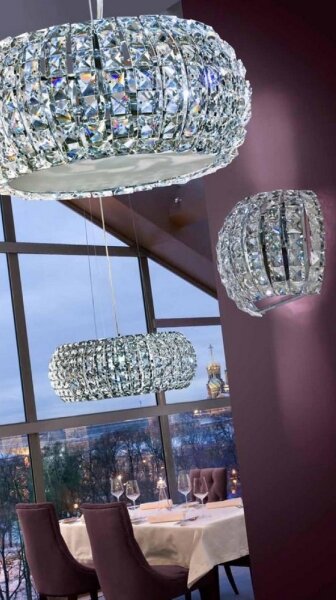 Azzardo AZ2520 - Aplică perete de cristal SOPHIA 2xG9/40W/230V