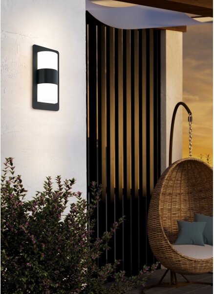 Aplică de exterior CISTIERNA 2xE27/10W/230V IP44 antracit Eglo 98086