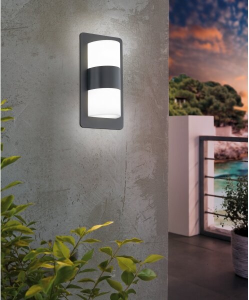 Aplică de exterior CISTIERNA 2xE27/10W/230V IP44 antracit Eglo 98086