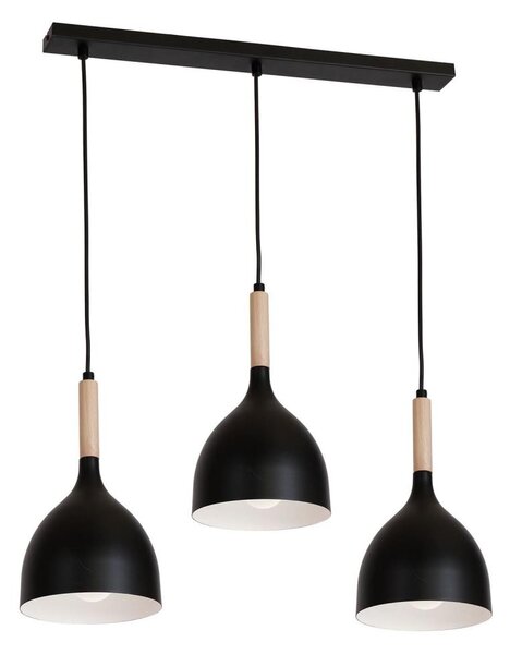 Lustră pe cablu NOAK WOOD 3xE27/60W/230V