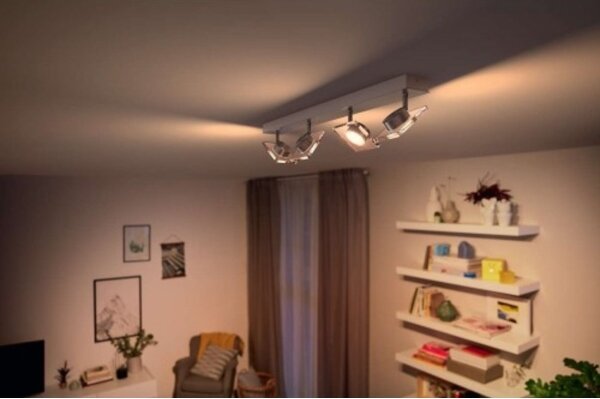 Spot LED GOLYGON 4xLED/4,5W/230V Philips 50484/17/PO