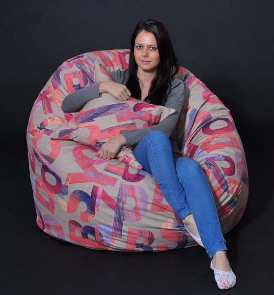 Set Fotoliu King Size cu Perna, Material Textil - Crimson
