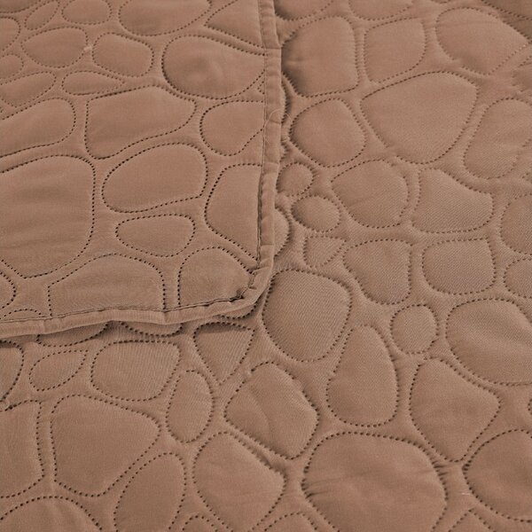 Cuvertura de pat maro deschis STONE Dimensiuni: 200 x 220 cm